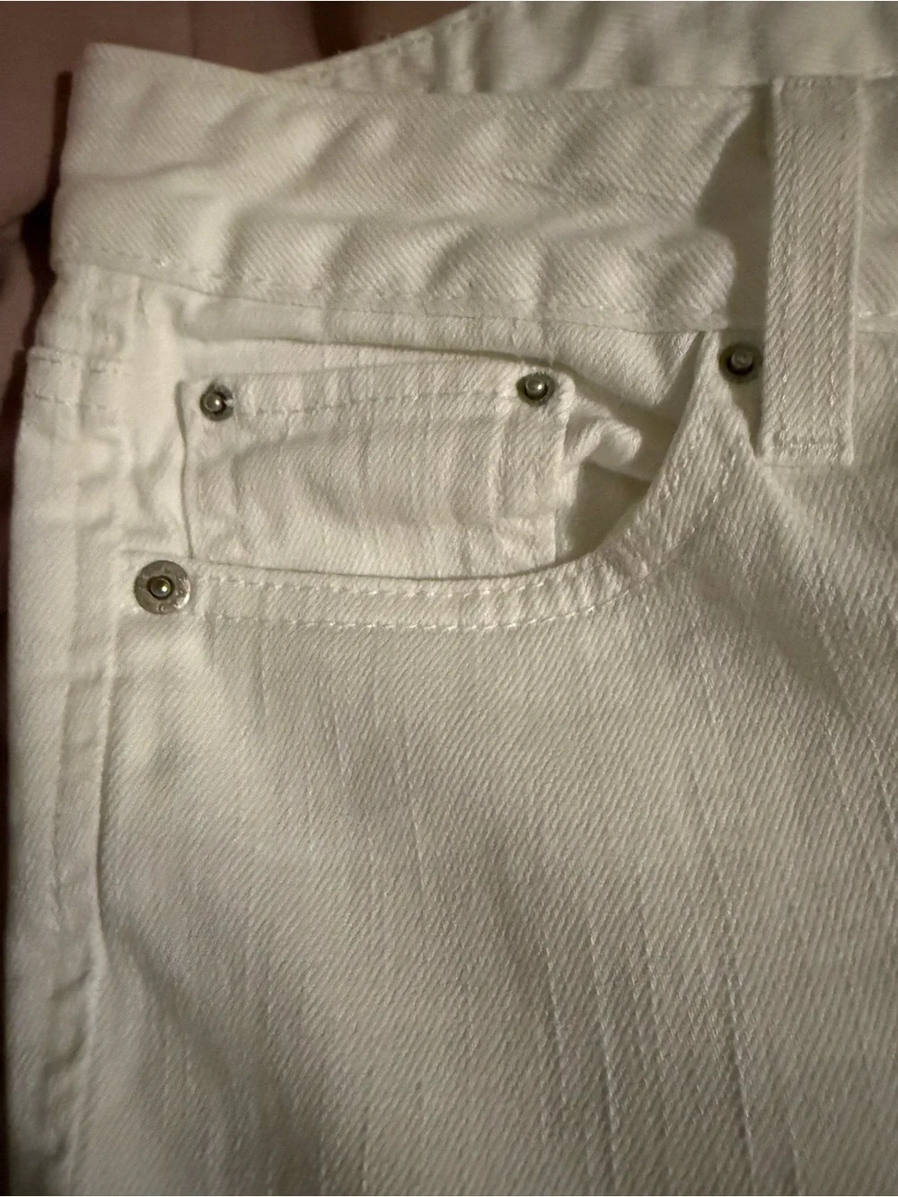 Levi's Women's White Boot Cut Jeans - Classic White Denim